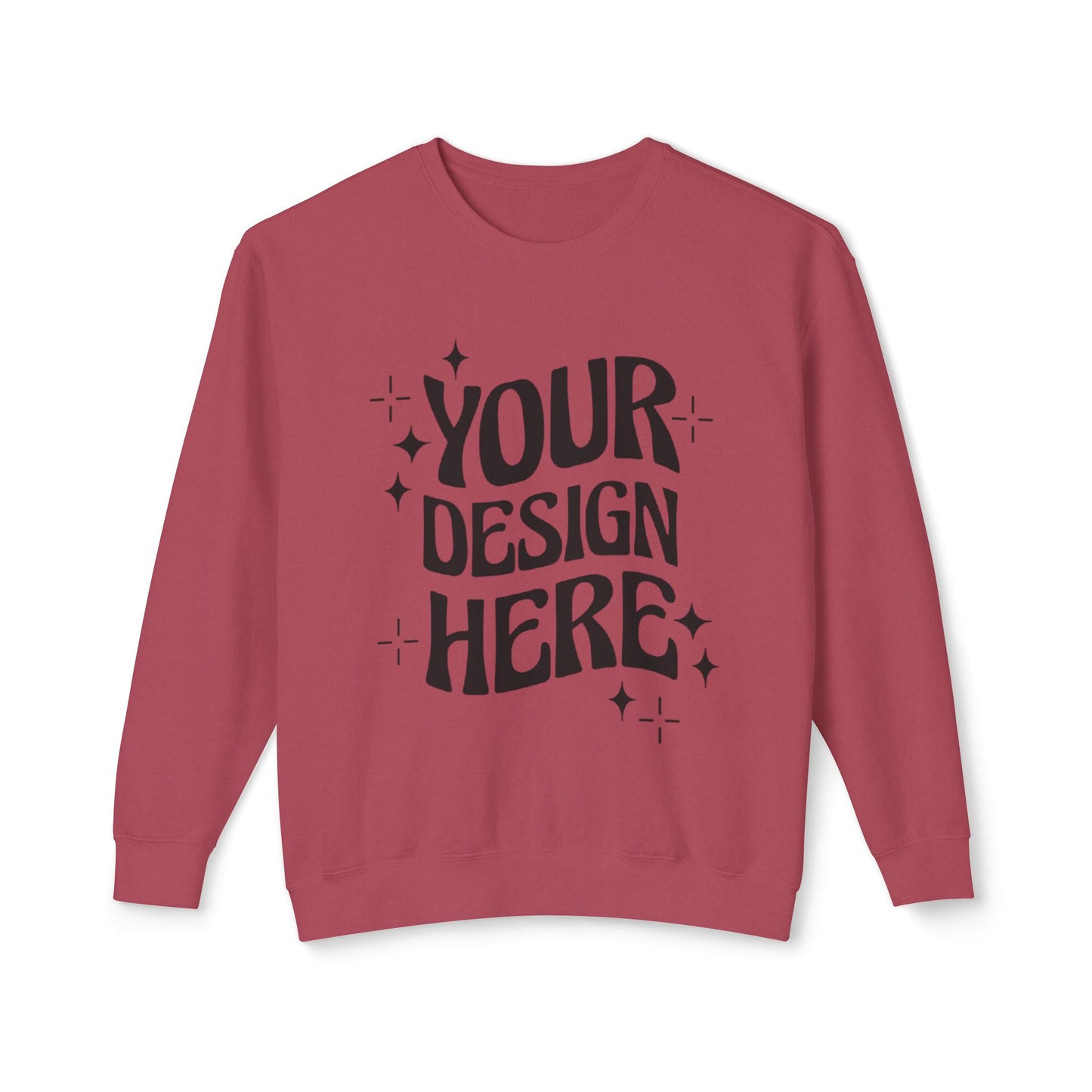 Custom - Unisex Lightweight Crewneck Sweatshirt