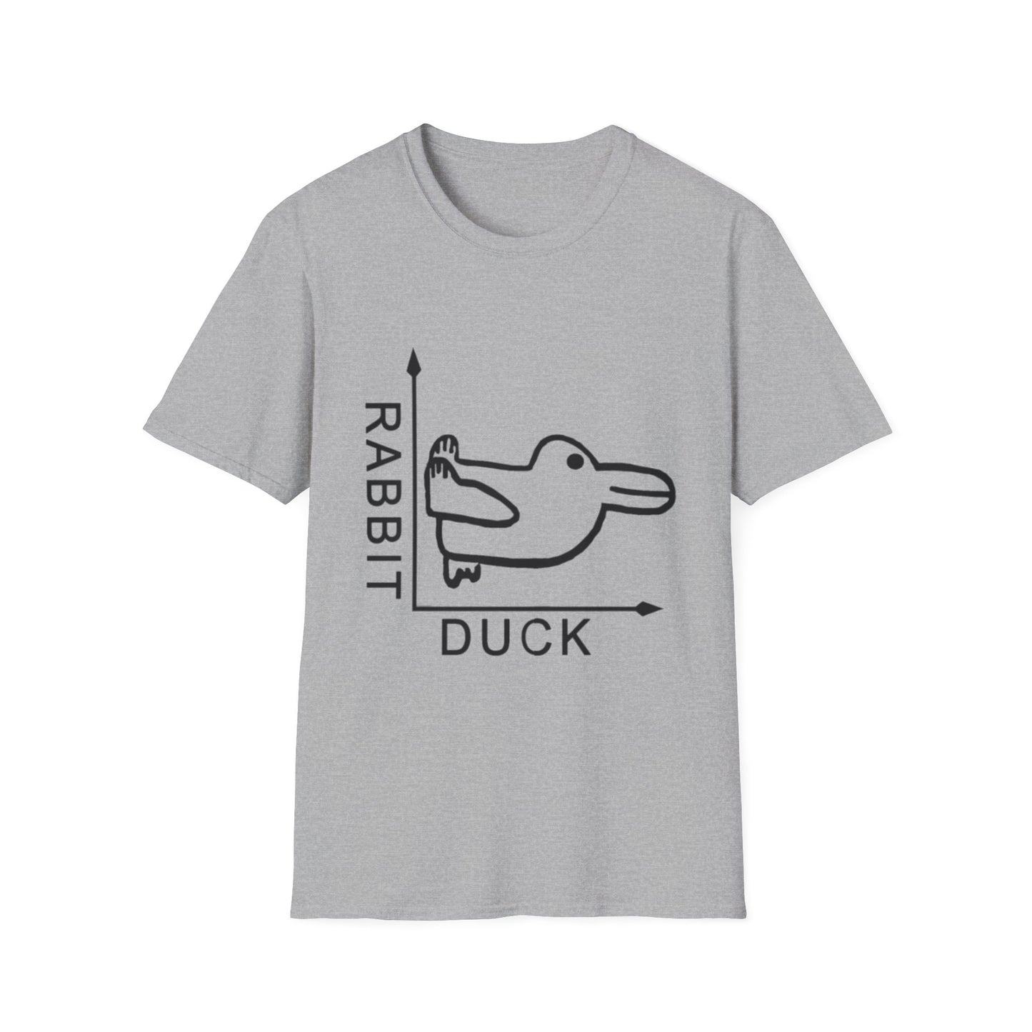 Rabbit Duck - Unisex Softstyle T-Shirt