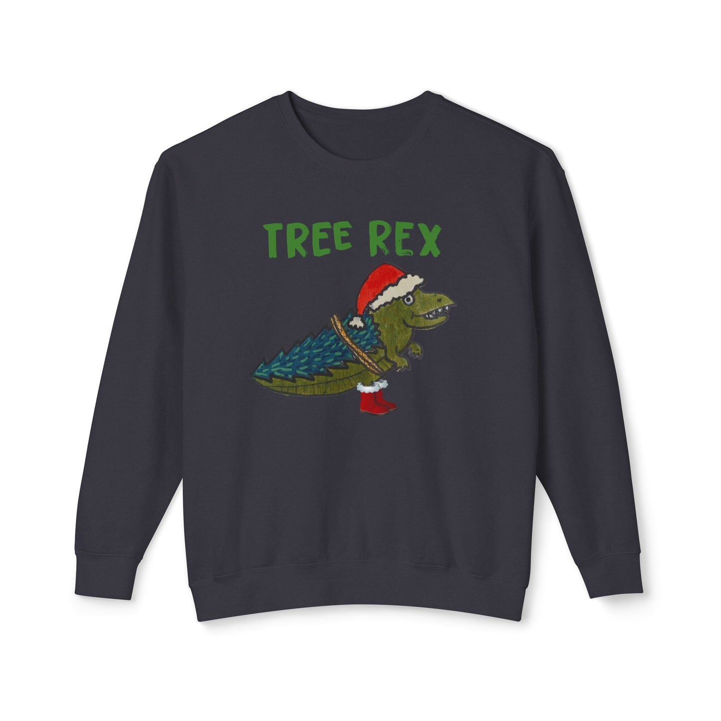 Tree Rex - Unisex Lightweight Crewneck Sweatshirt