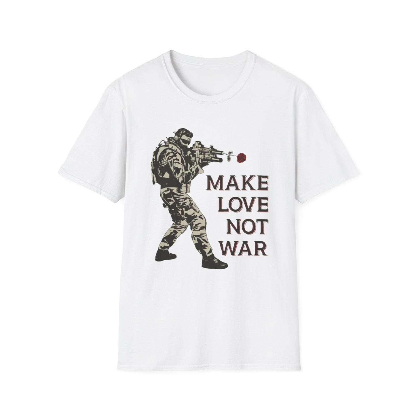 Make Love Not War - Unisex Softstyle T-Shirt