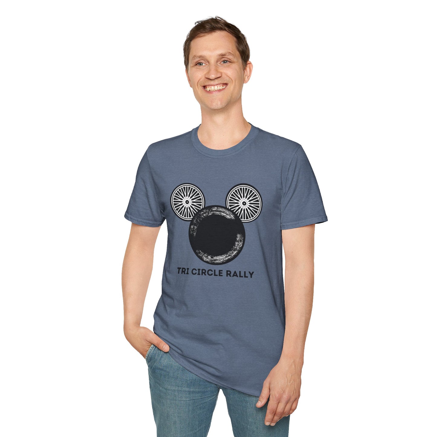 Tri Circle Rally - Unisex Softstyle T-Shirt