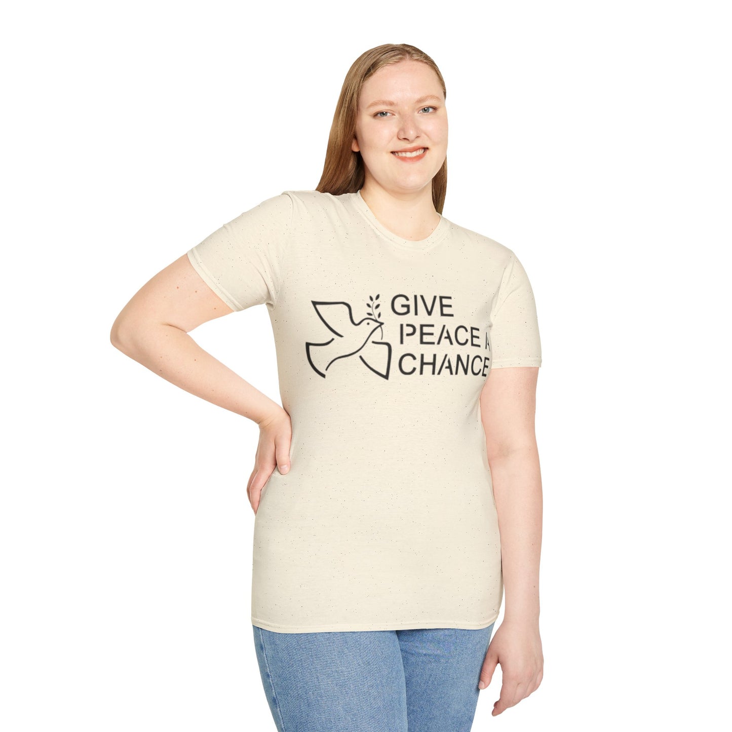 Give Peace A Chance - Unisex Softstyle T-Shirt