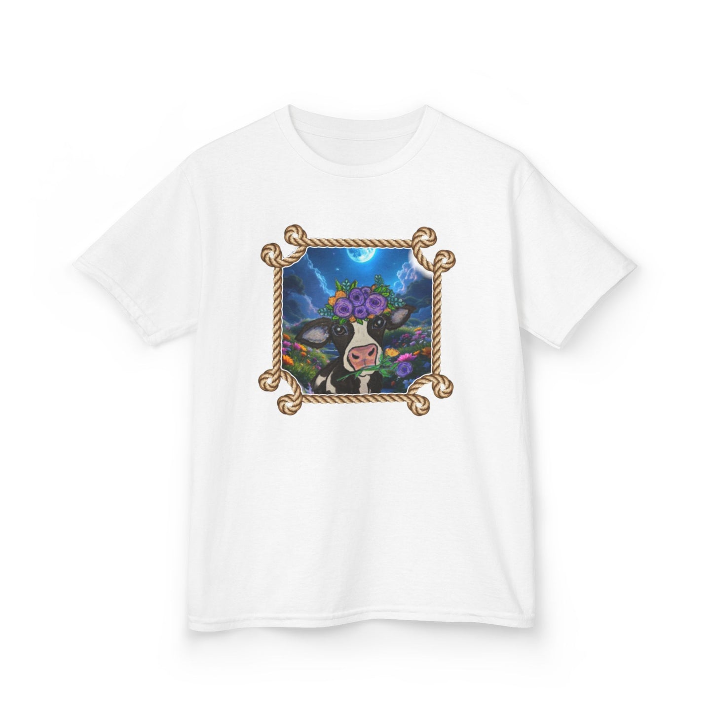 Whimsical Nature Kids Tee with Cute Animal Design