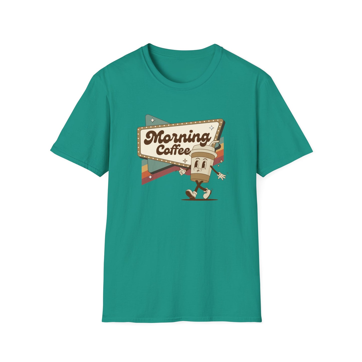 Morning Coffee - Unisex Softstyle T-Shirt