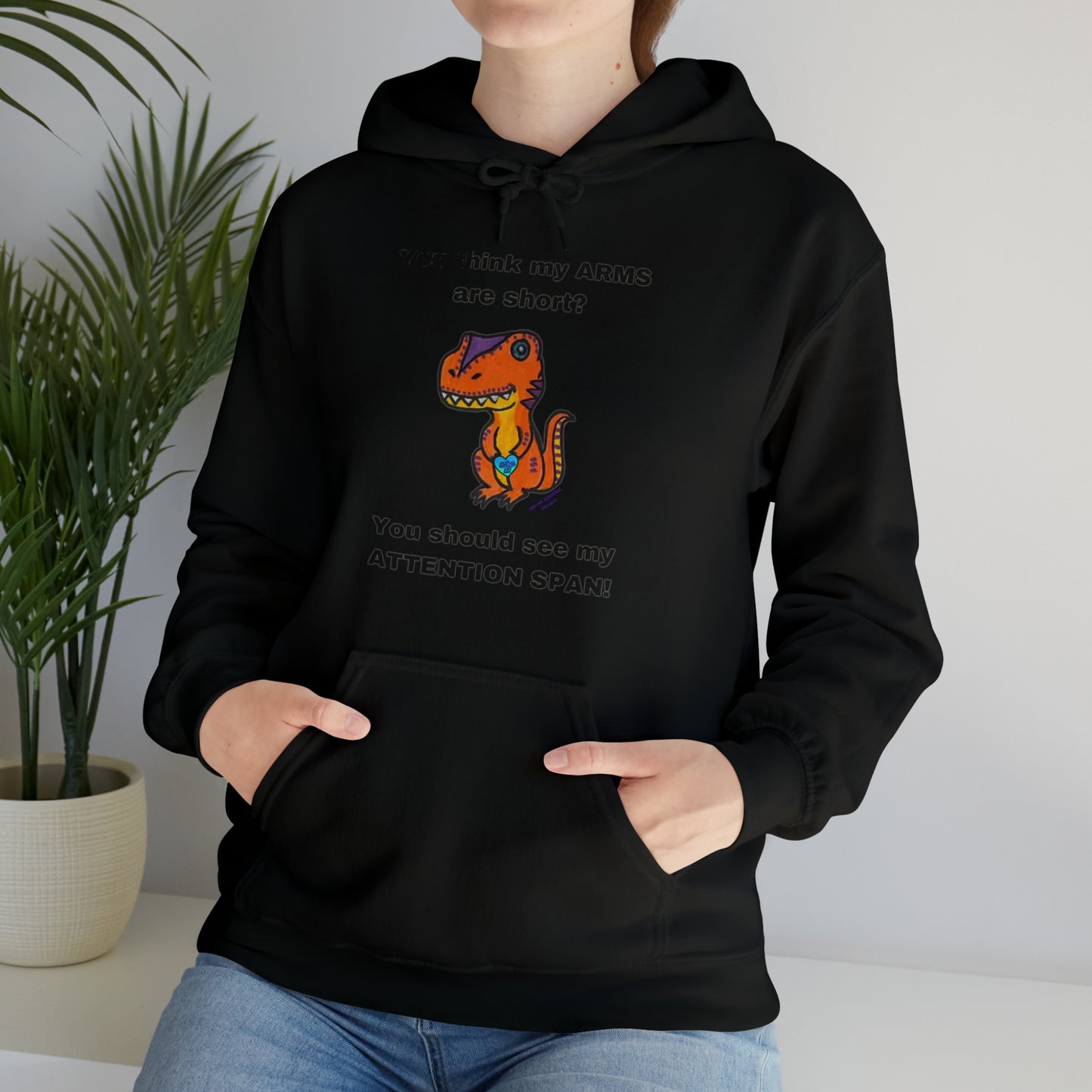 You think my arms are short... - Unisex Heavy Blend™ Hooded Sweatshirt