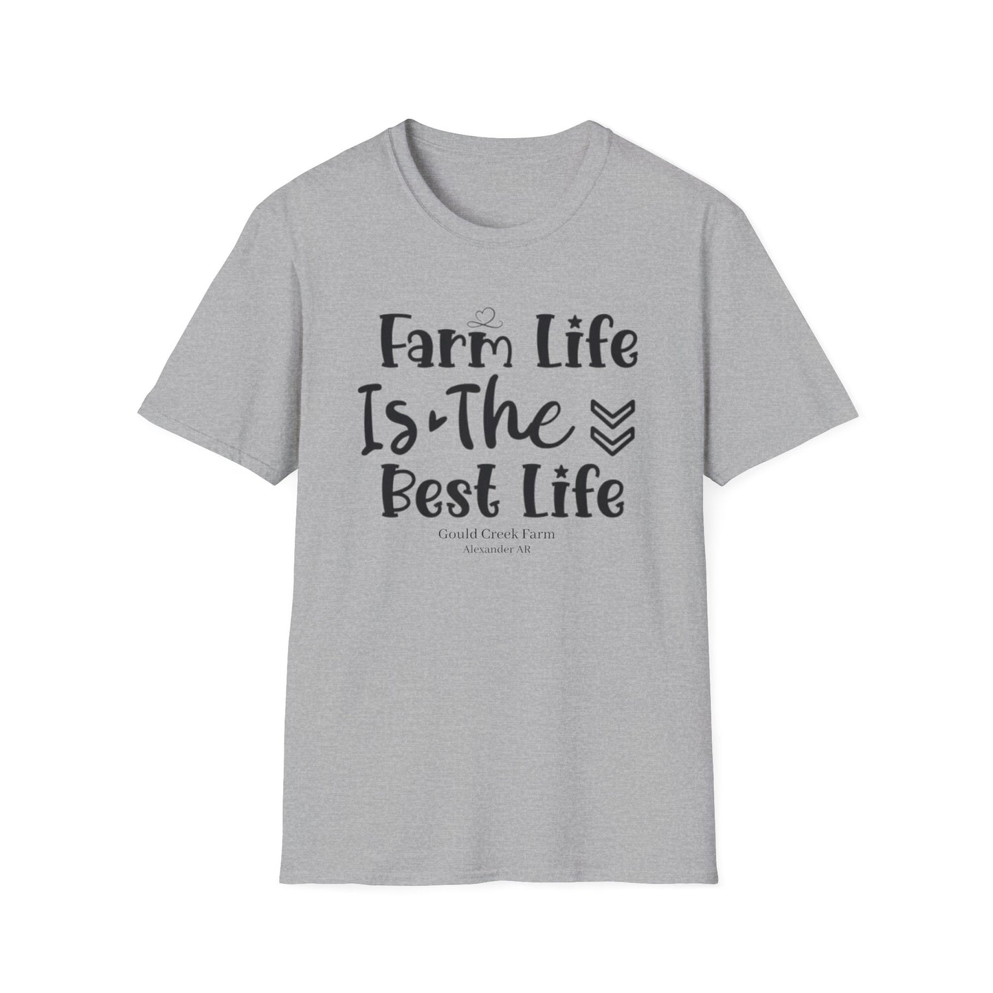 Farm Life is the Best Life GCF - Unisex Softstyle T-Shirt