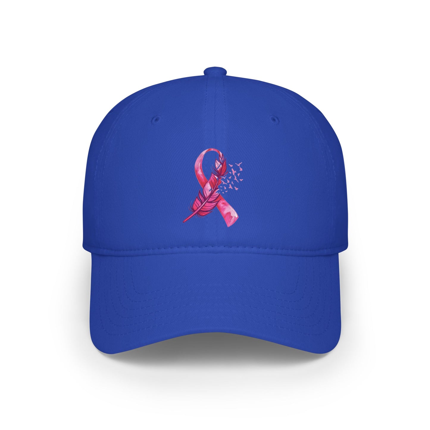 Breast Cancer Awareness Feather - Low Profile Baseball Cap