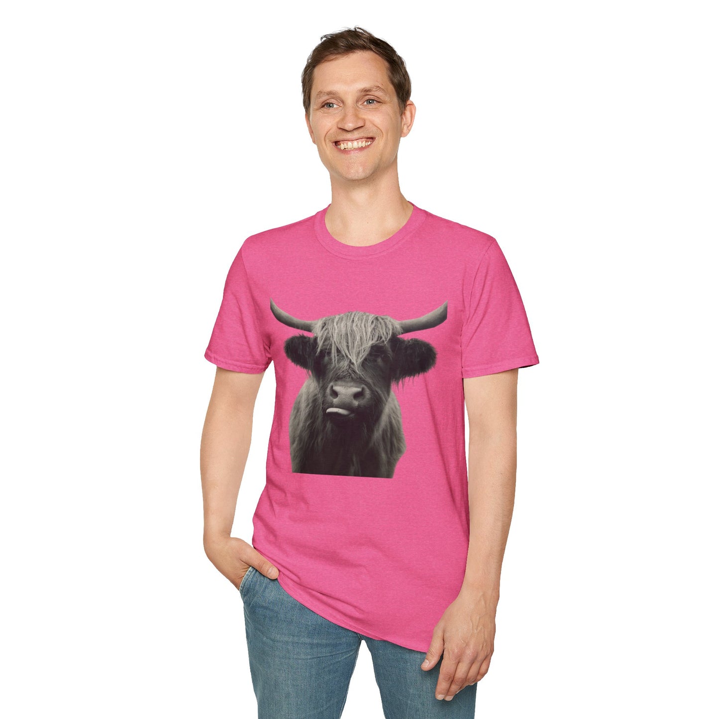 Just a Highland Cow - Unisex Softstyle T-Shirt