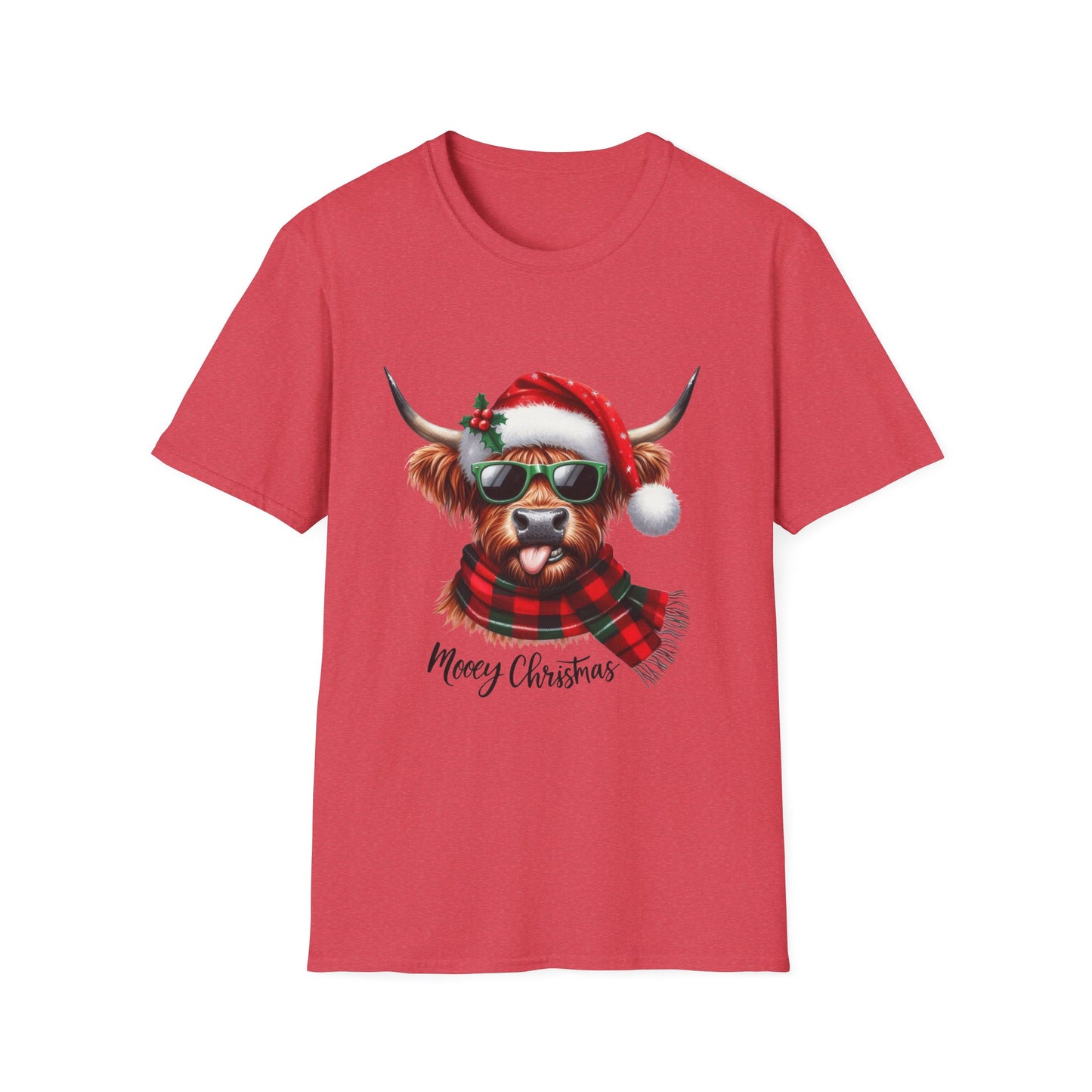 Mooey Christmas - Unisex Softstyle T-Shirt