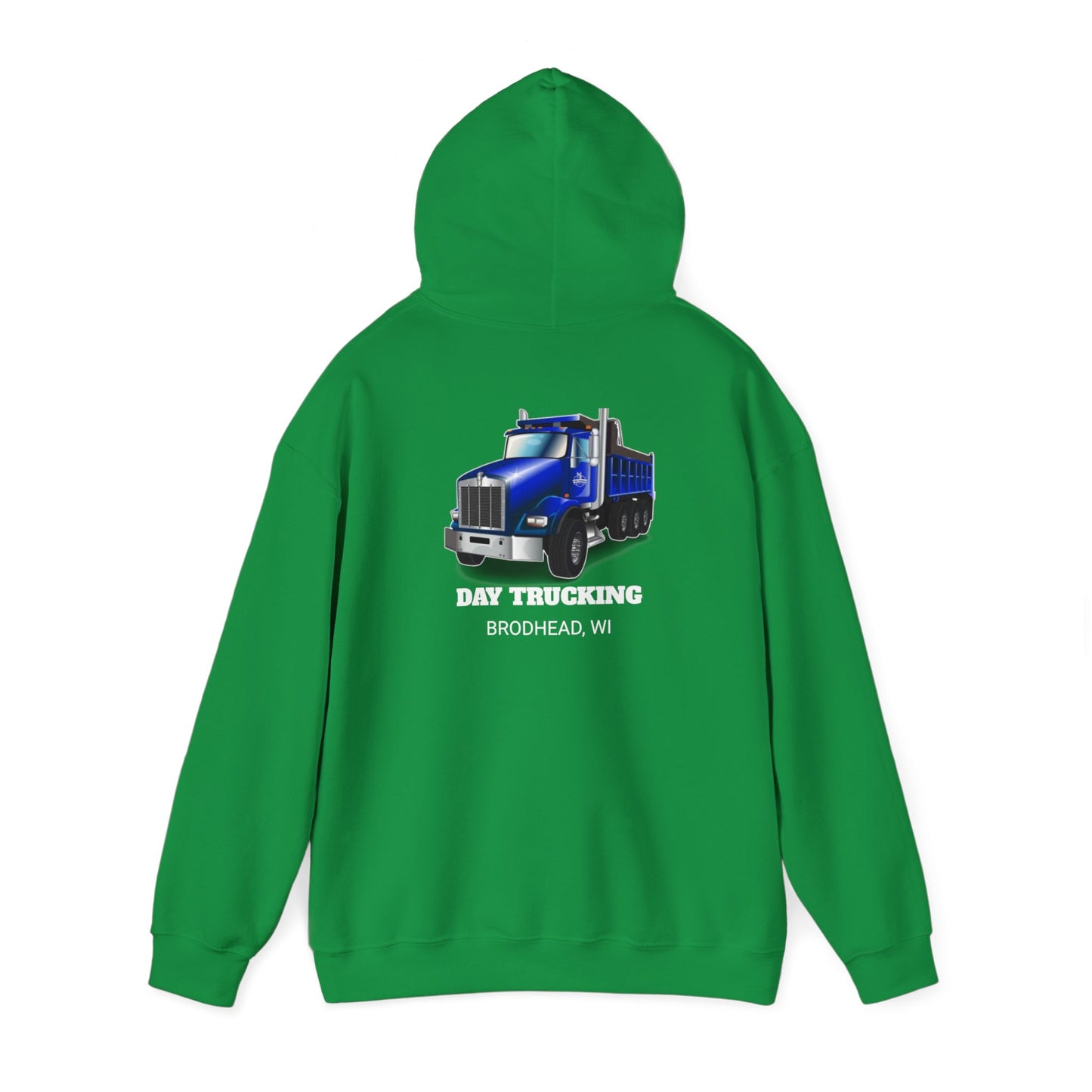 SJ Day Trucking - Hoodie FRONT AND BACK DESIGNS - Unisex Heavy Blend™ Hooded Sweatshirt