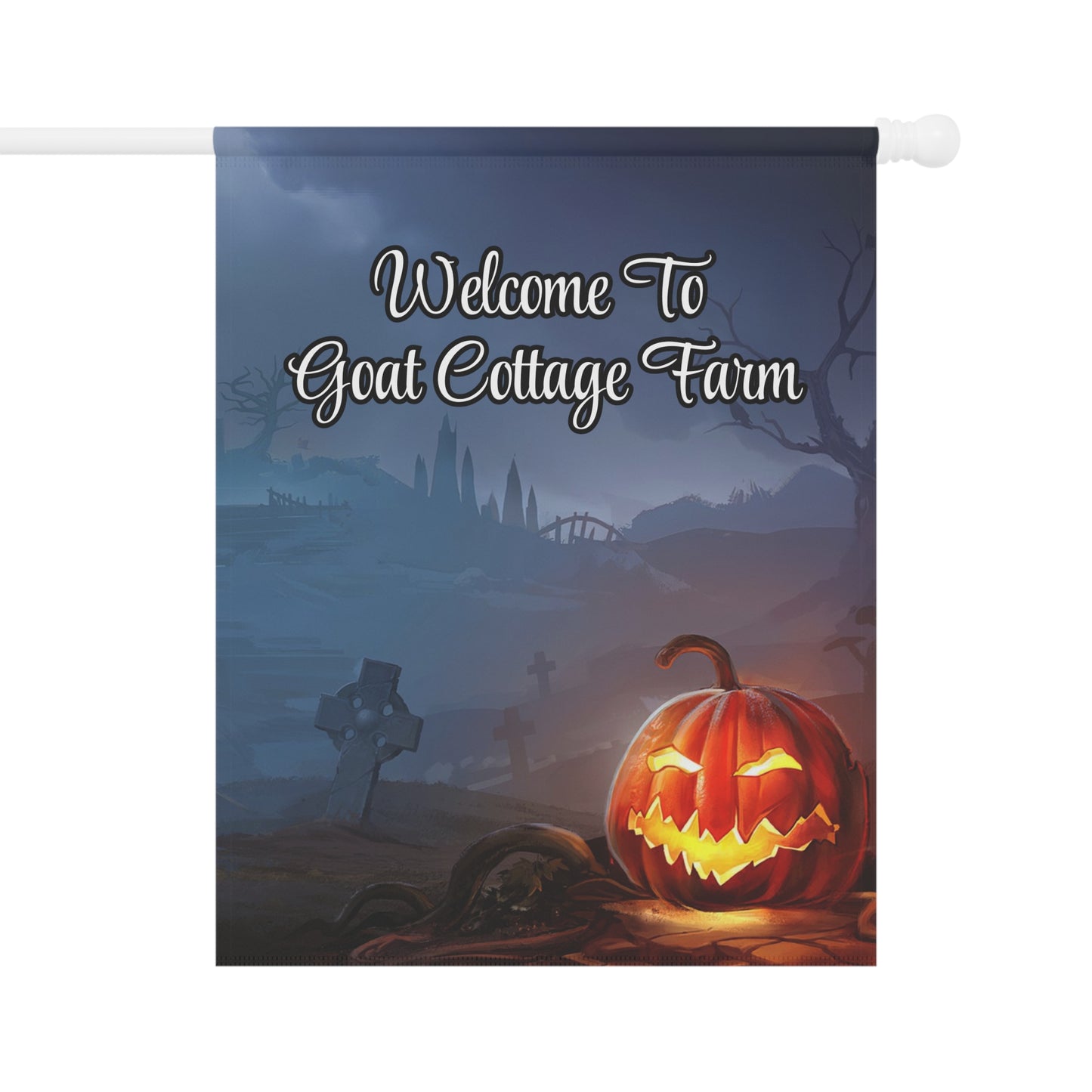 Custom Halloween Edition (Goat Cottage Farm used as example) - Garden & House Banner