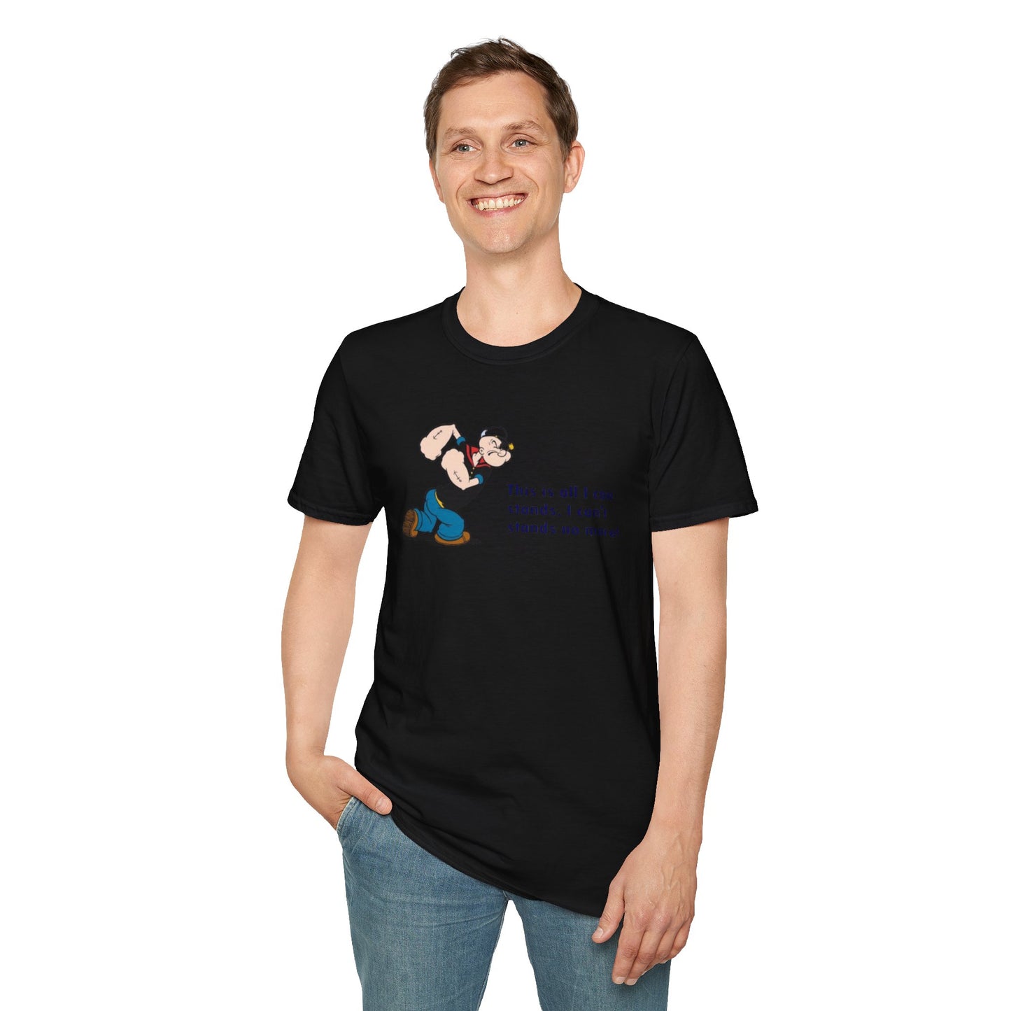 Popeye - Unisex Softstyle T-Shirt | Comfortable Everyday Wear | Perfect for Casual Outings