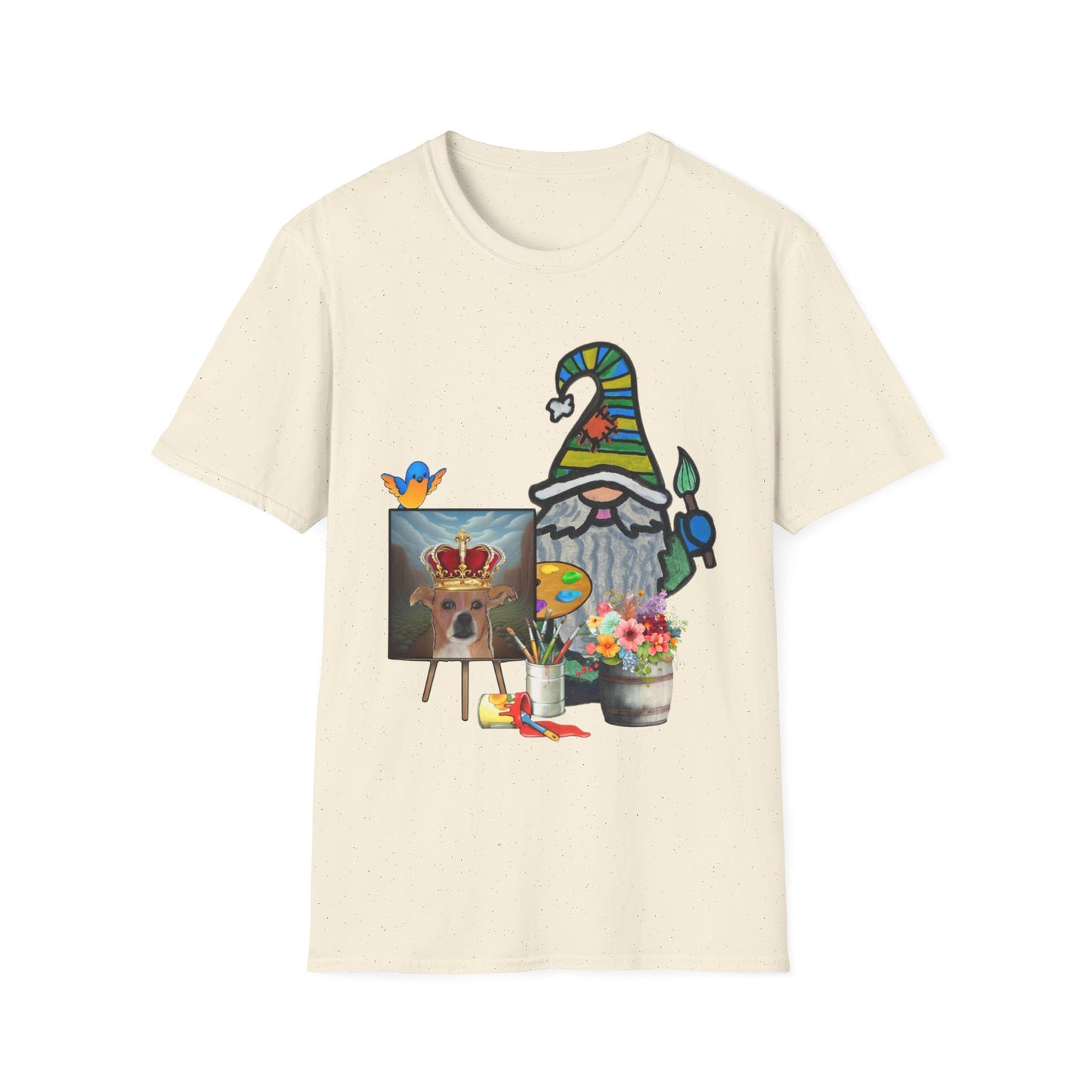 Gnome art - Unisex Softstyle T-Shirt
