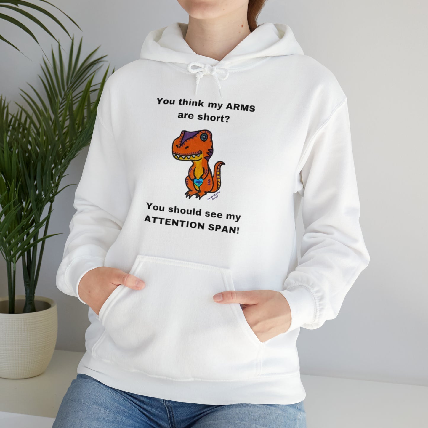 You think my arms are short... - Unisex Heavy Blend™ Hooded Sweatshirt