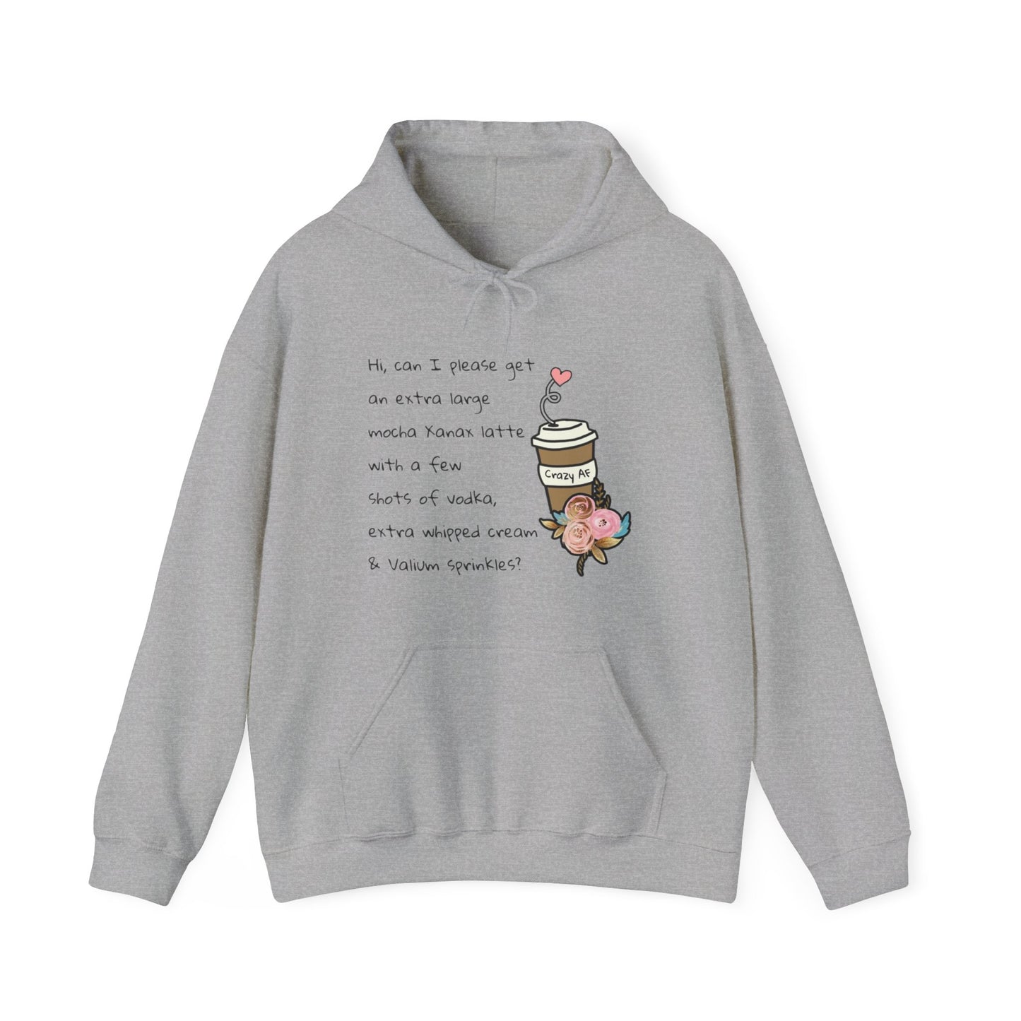 Xanax Latte - Unisex Heavy Blend™ Hooded Sweatshirt