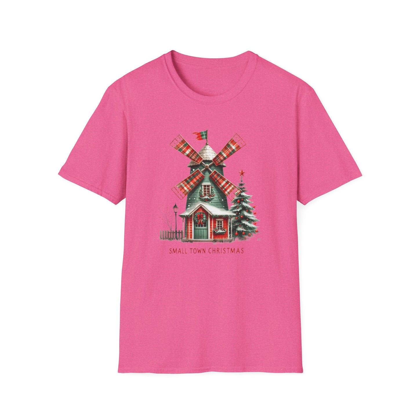 Small Town Christmas - Unisex Softstyle T-Shirt