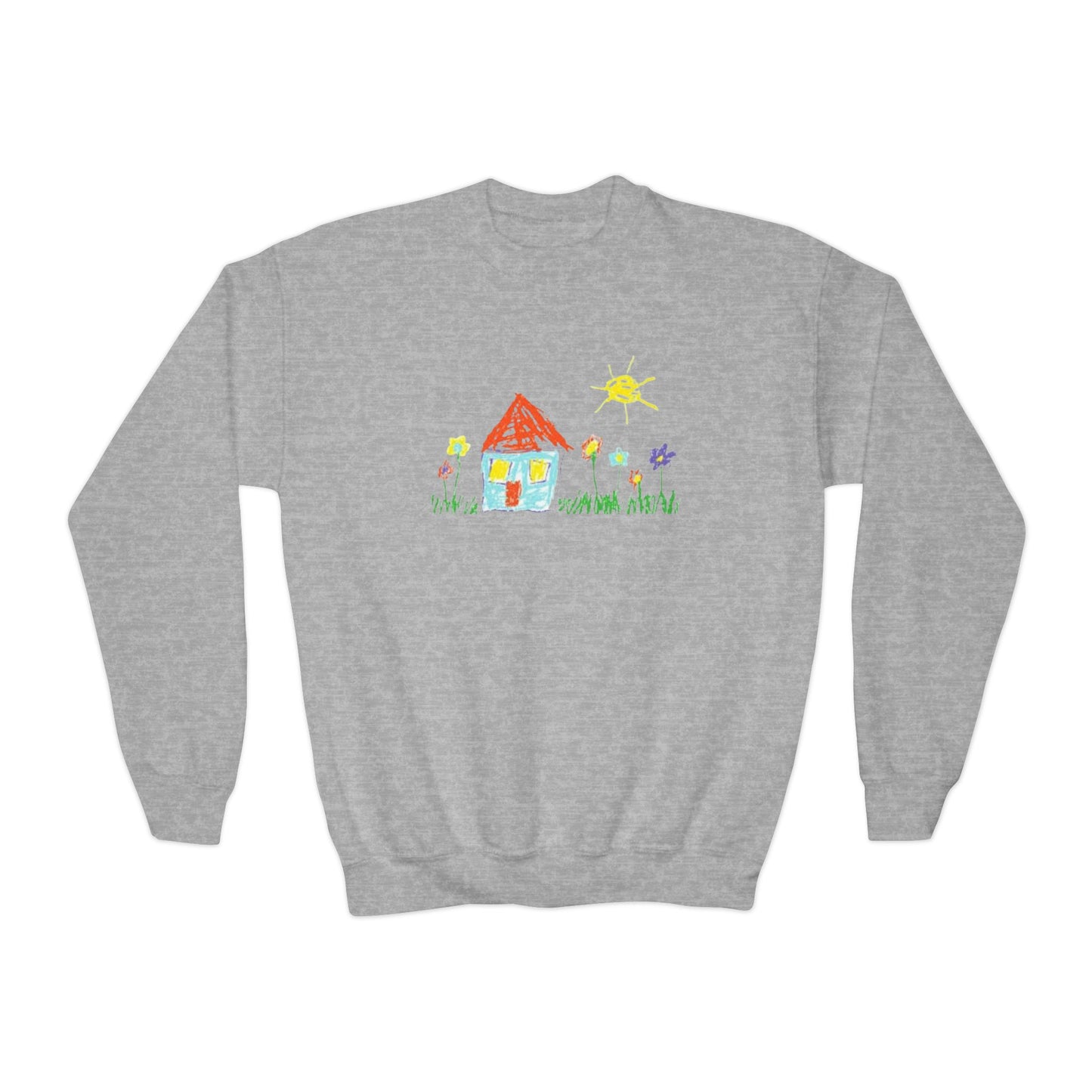 Your Child’s Art on a Shirt - Youth Crewneck Sweatshirt