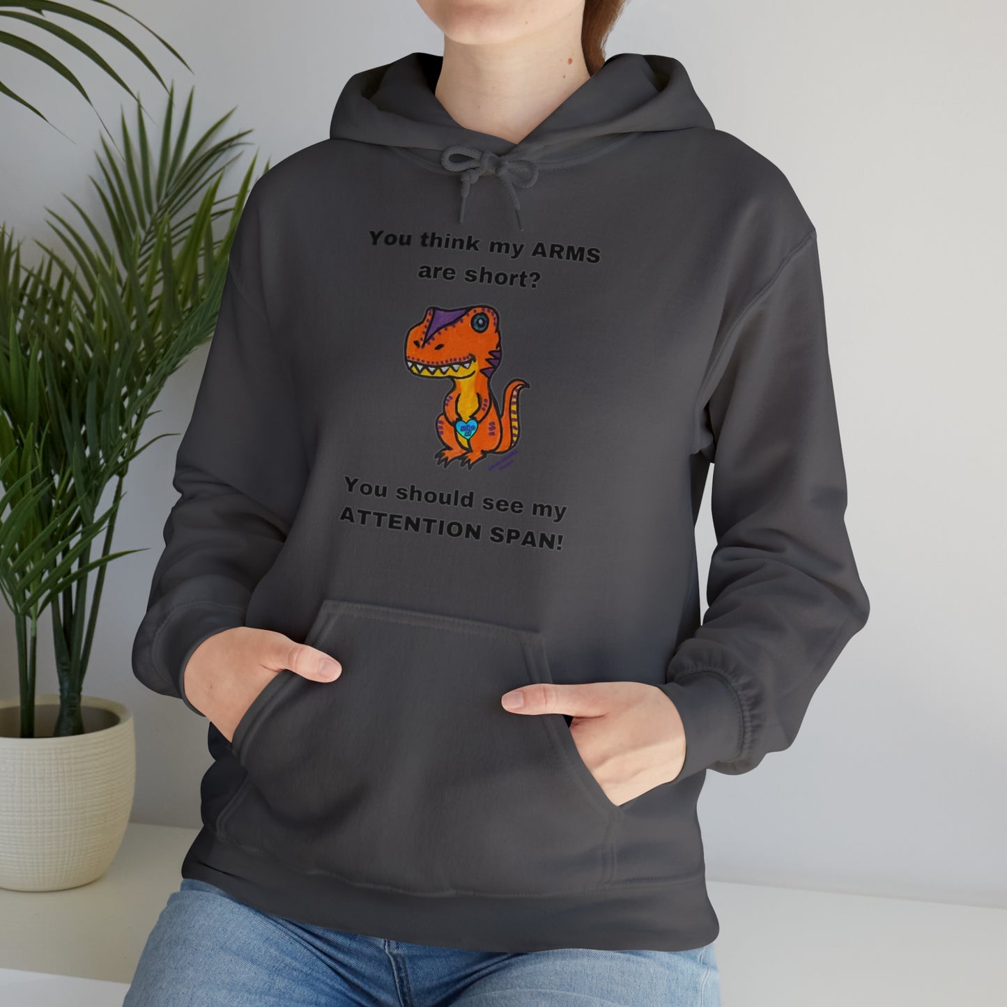 You think my arms are short... - Unisex Heavy Blend™ Hooded Sweatshirt