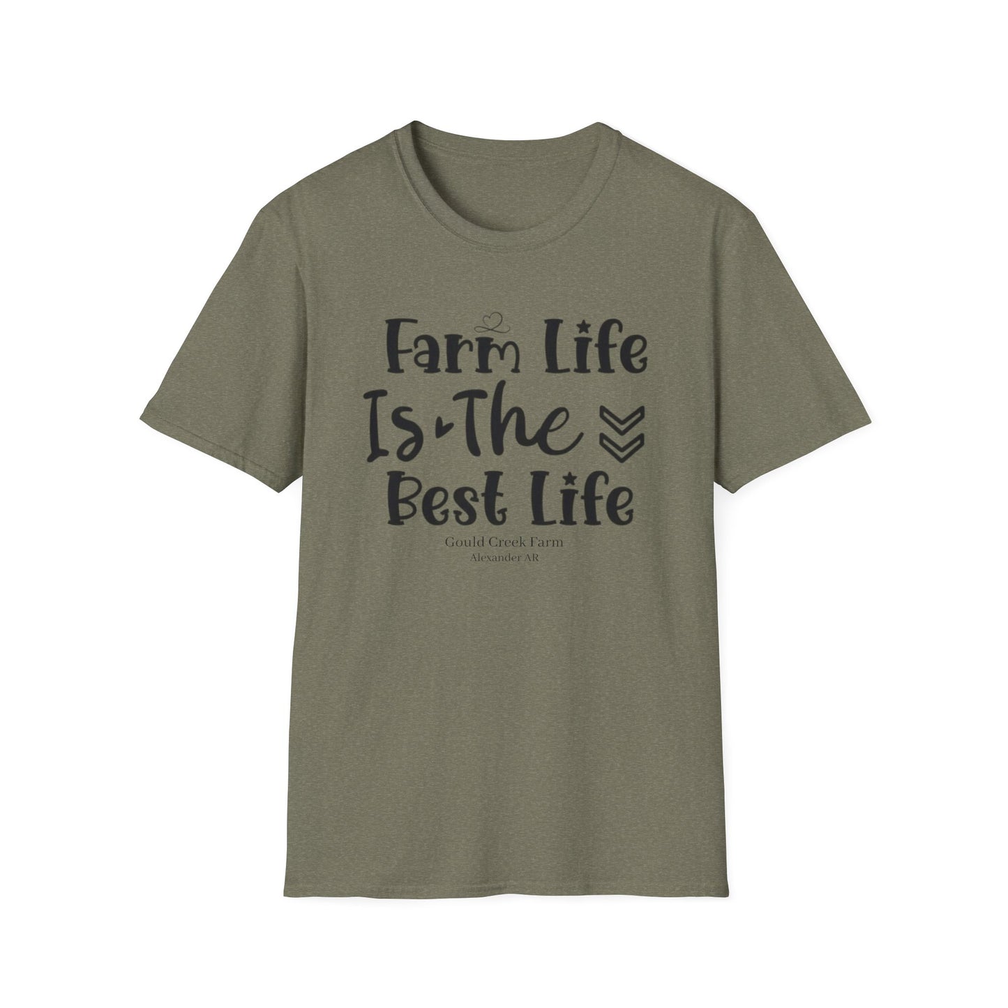 Farm Life is the Best Life GCF - Unisex Softstyle T-Shirt