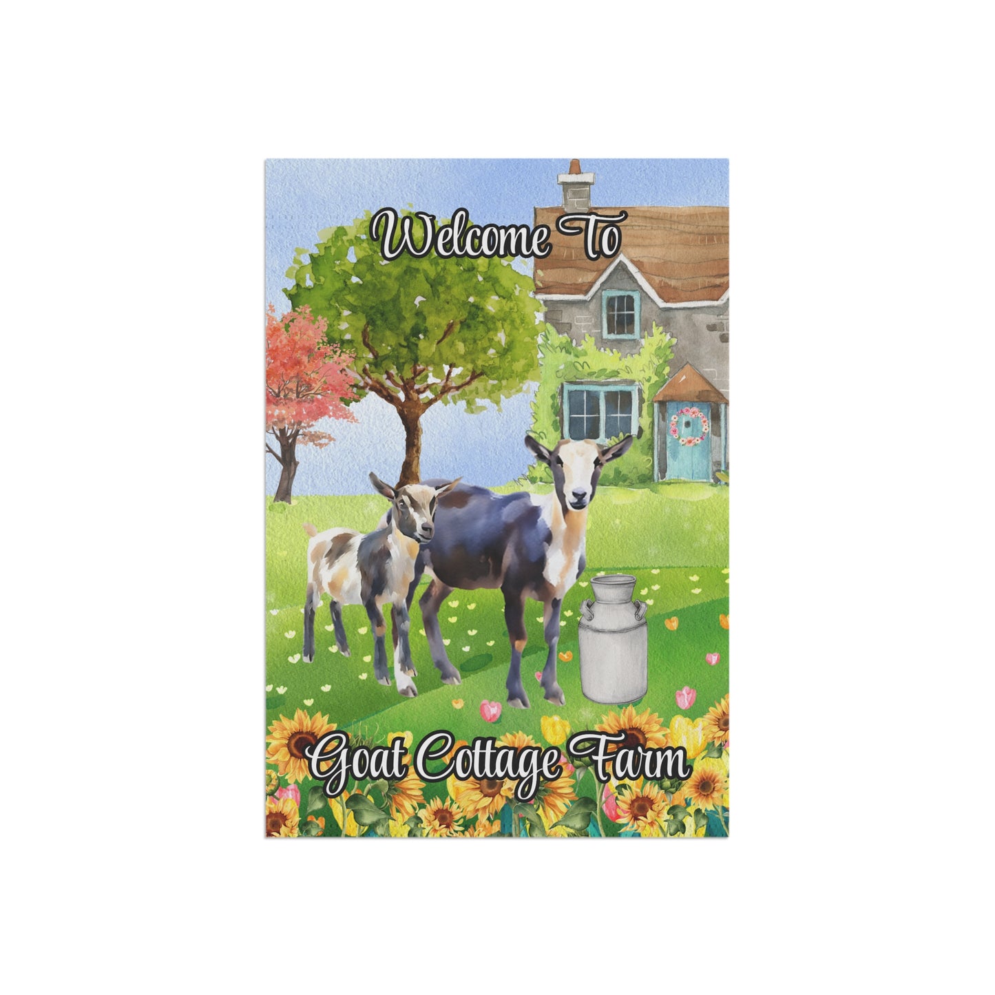 Goat Cottage Farm - Custom Garden & House Banner