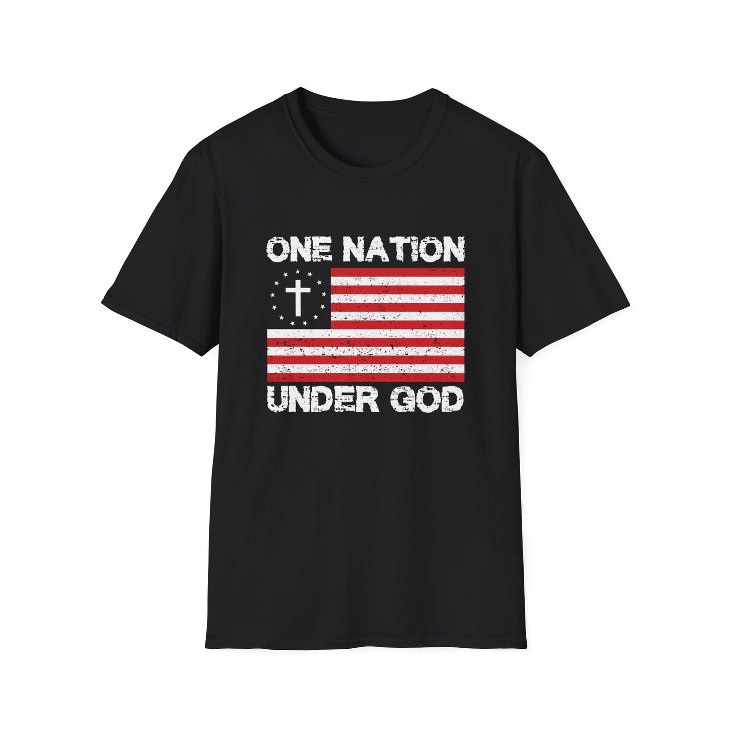 One Nation Under God - Unisex Softstyle T-Shirt