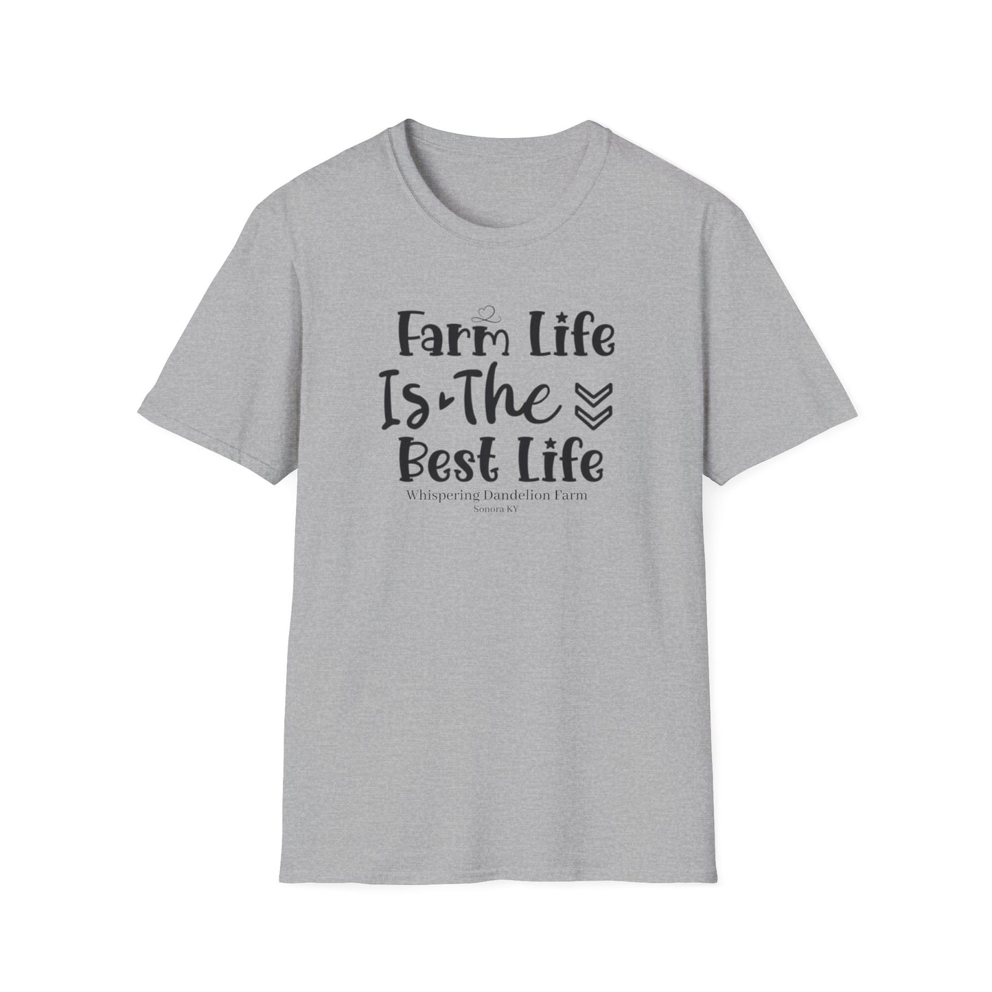 Farm Life is the Best Life WDF - Unisex Softstyle T-Shirt