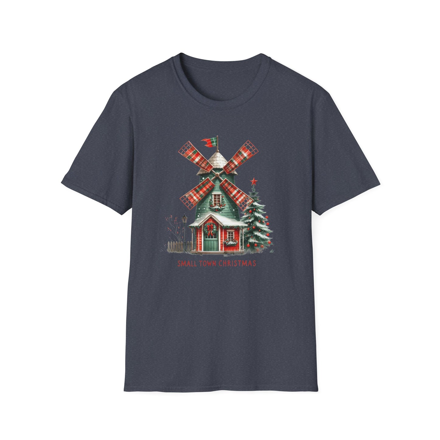 Small Town Christmas - Unisex Softstyle T-Shirt