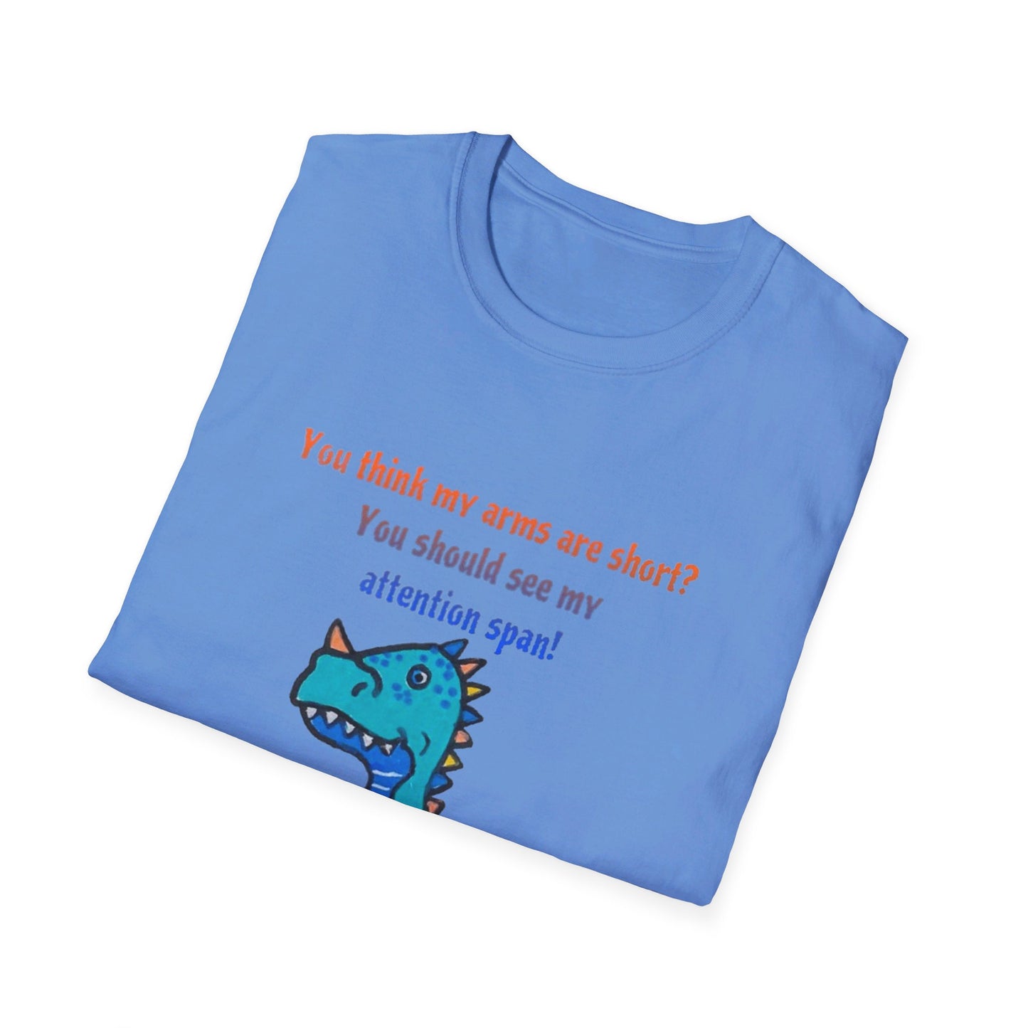 T-Tex Attention Span ADHD - Unisex Softstyle T-Shirt