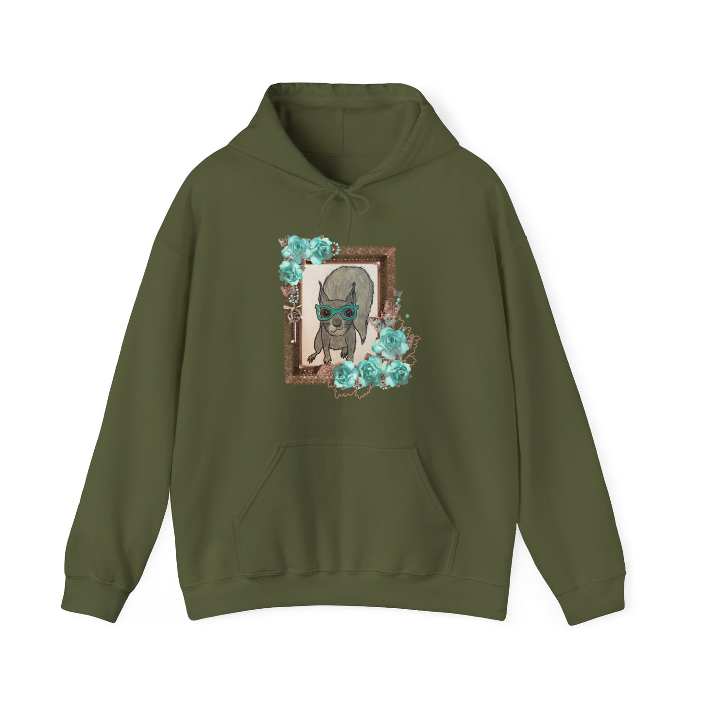 Portrait of a Squirrel - Unisex Heavy Blend™ Hooded Sweatshirt