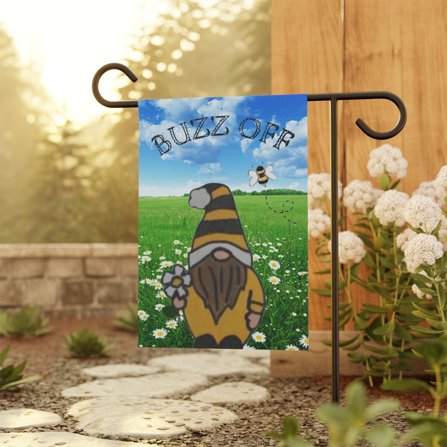 Buzz Off 1 - Garden & House Banner