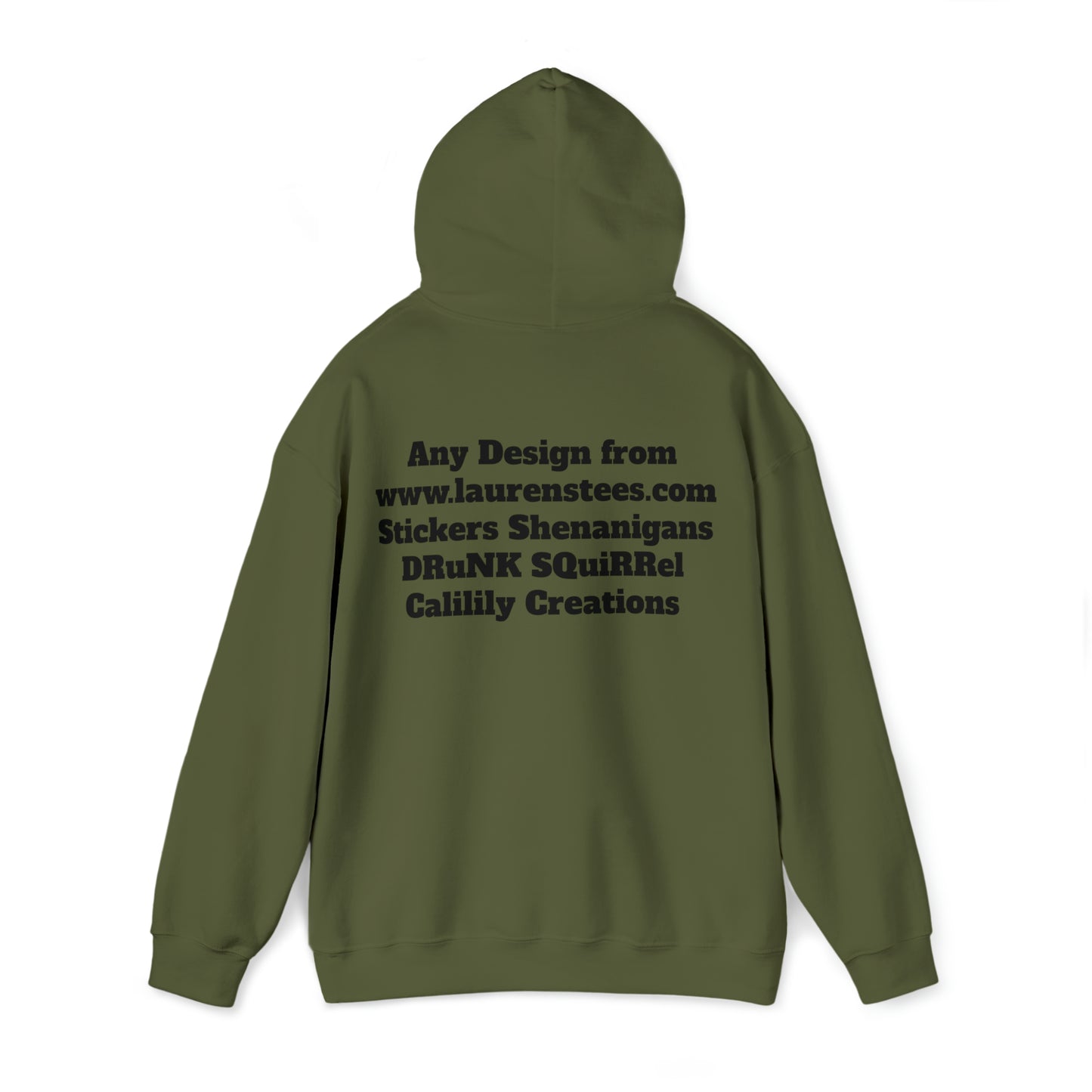 Custom or Any Design on Site Hoodie FRONT AND BACK DESIGNS - Unisex Heavy Blend™ Hooded Sweatshirt