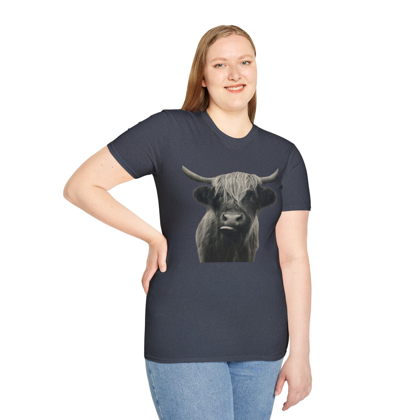 Just a Highland Cow - Unisex Softstyle T-Shirt