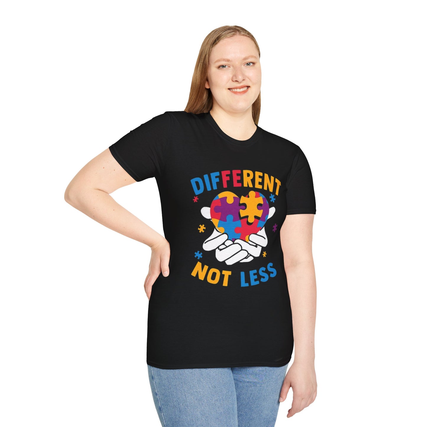 Different NOT Less - Unisex Softstyle T-Shirt