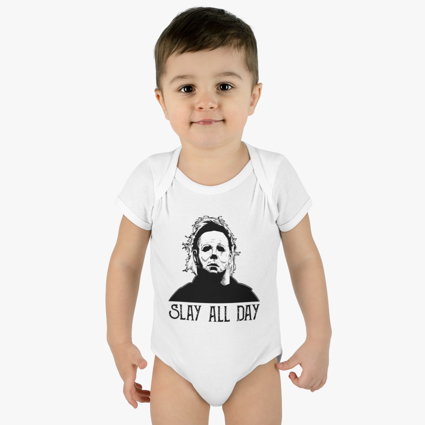 Slay All Day MM - Infant Baby Rib Bodysuit