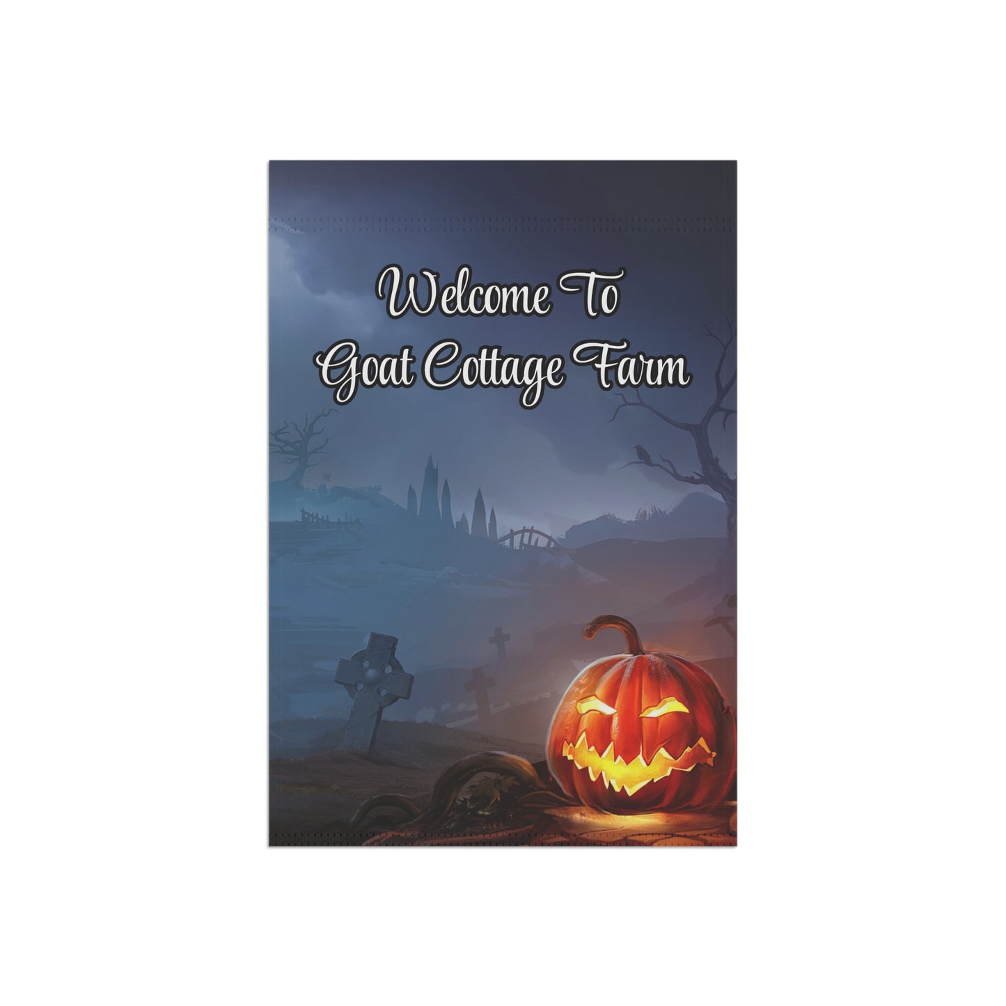 Custom Halloween Edition (Goat Cottage Farm used as example) - Garden & House Banner