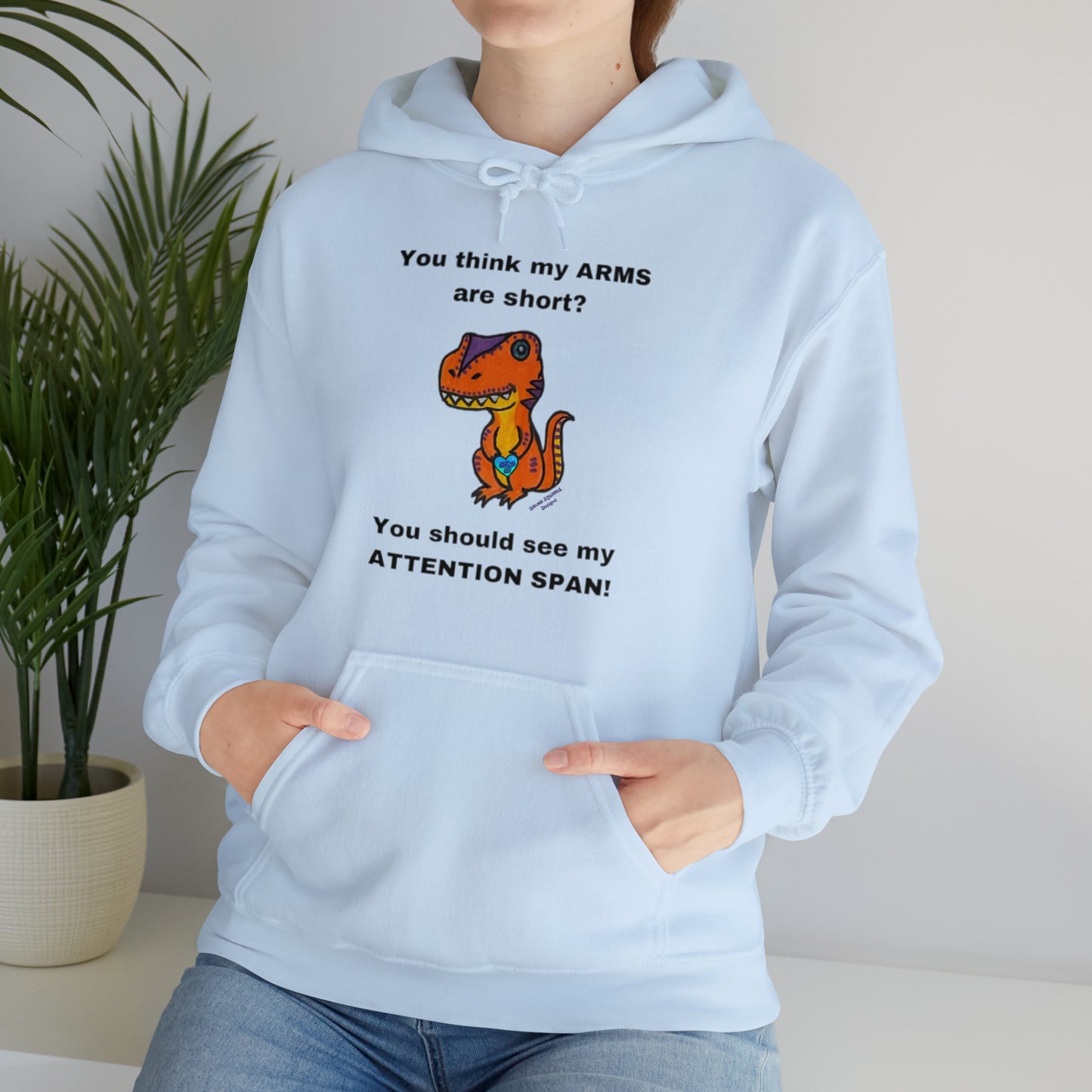 You think my arms are short... - Unisex Heavy Blend™ Hooded Sweatshirt