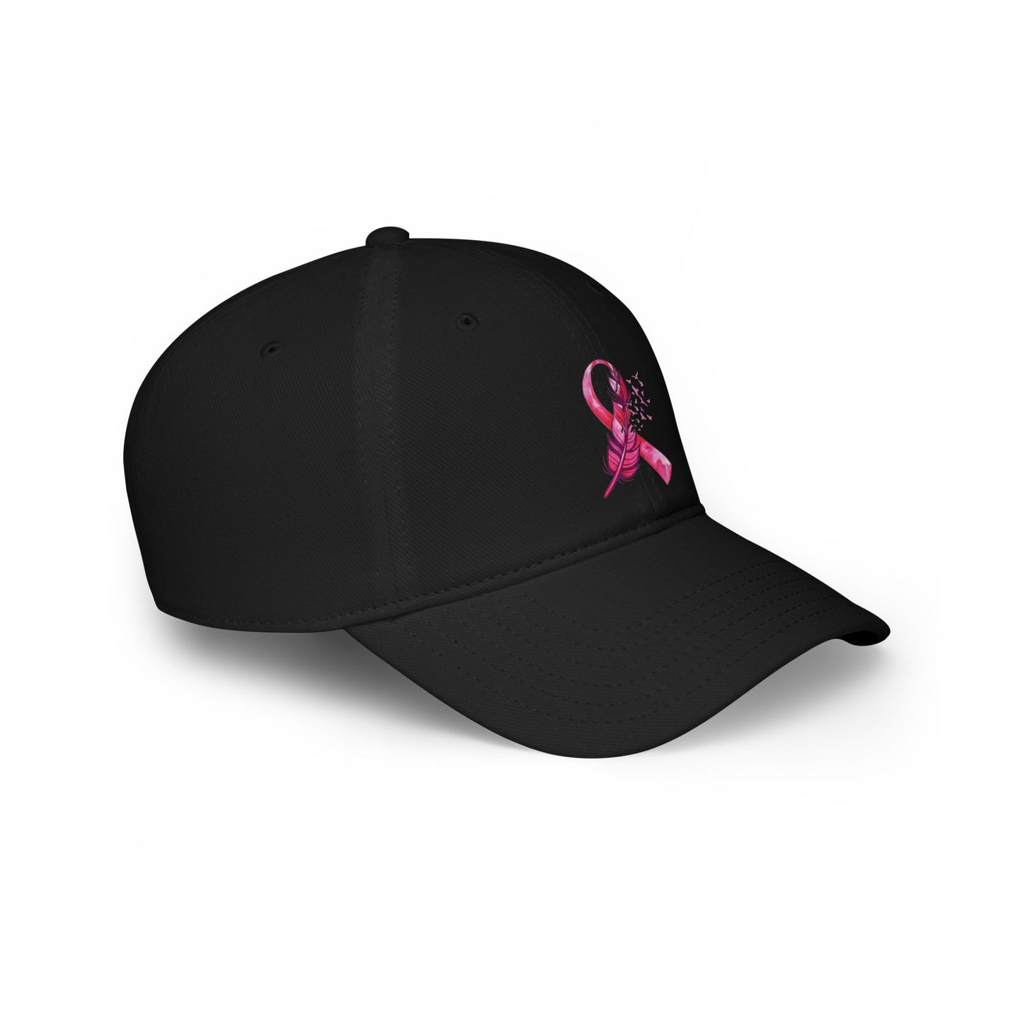 Breast Cancer Awareness Feather - Low Profile Baseball Cap