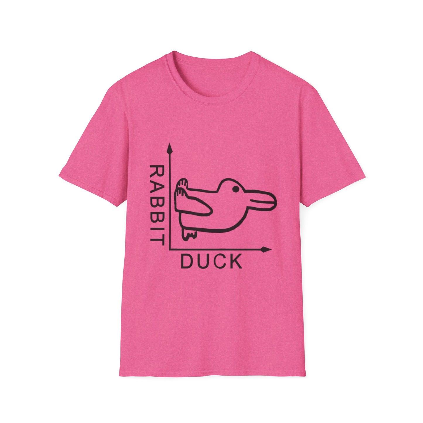 Rabbit Duck - Unisex Softstyle T-Shirt