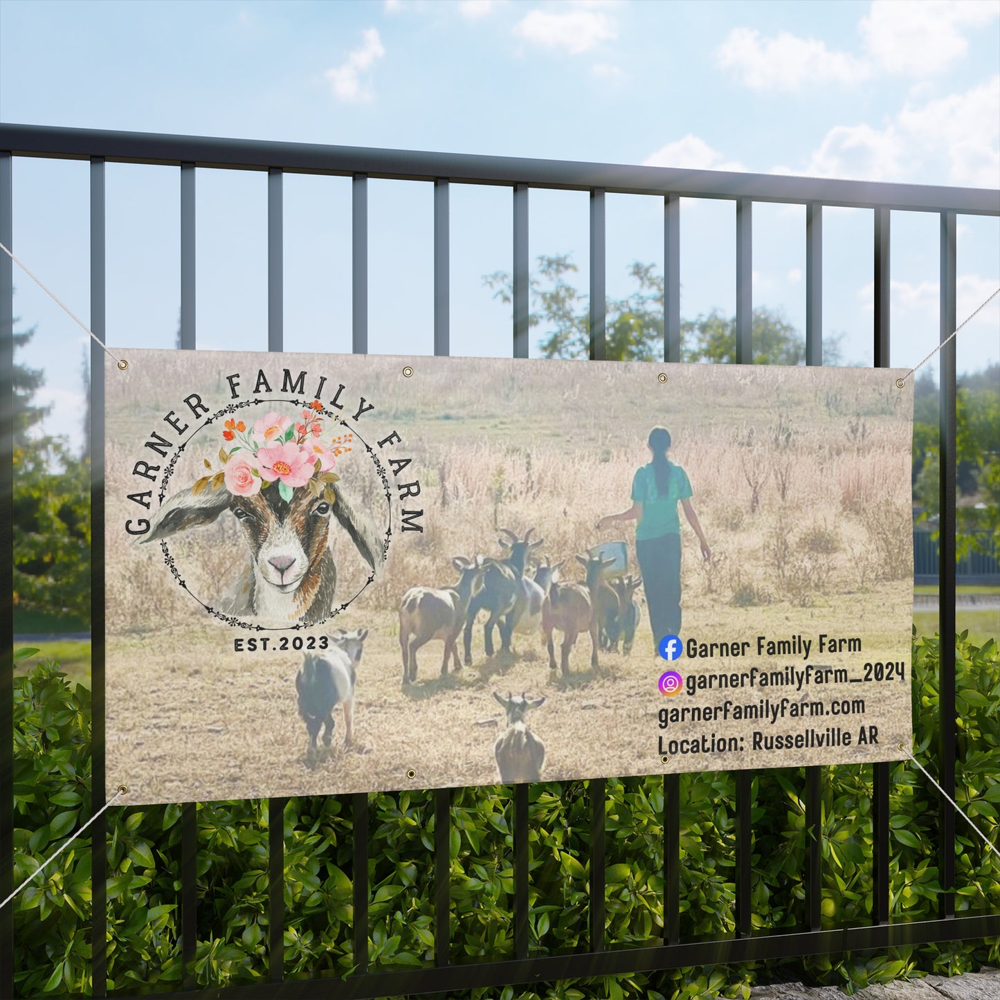 Garner Family Farms - Matte Banner