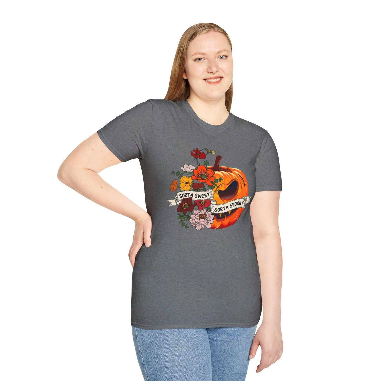 Sorta Sweet Sorta Spooky - Unisex Softstyle T-Shirt