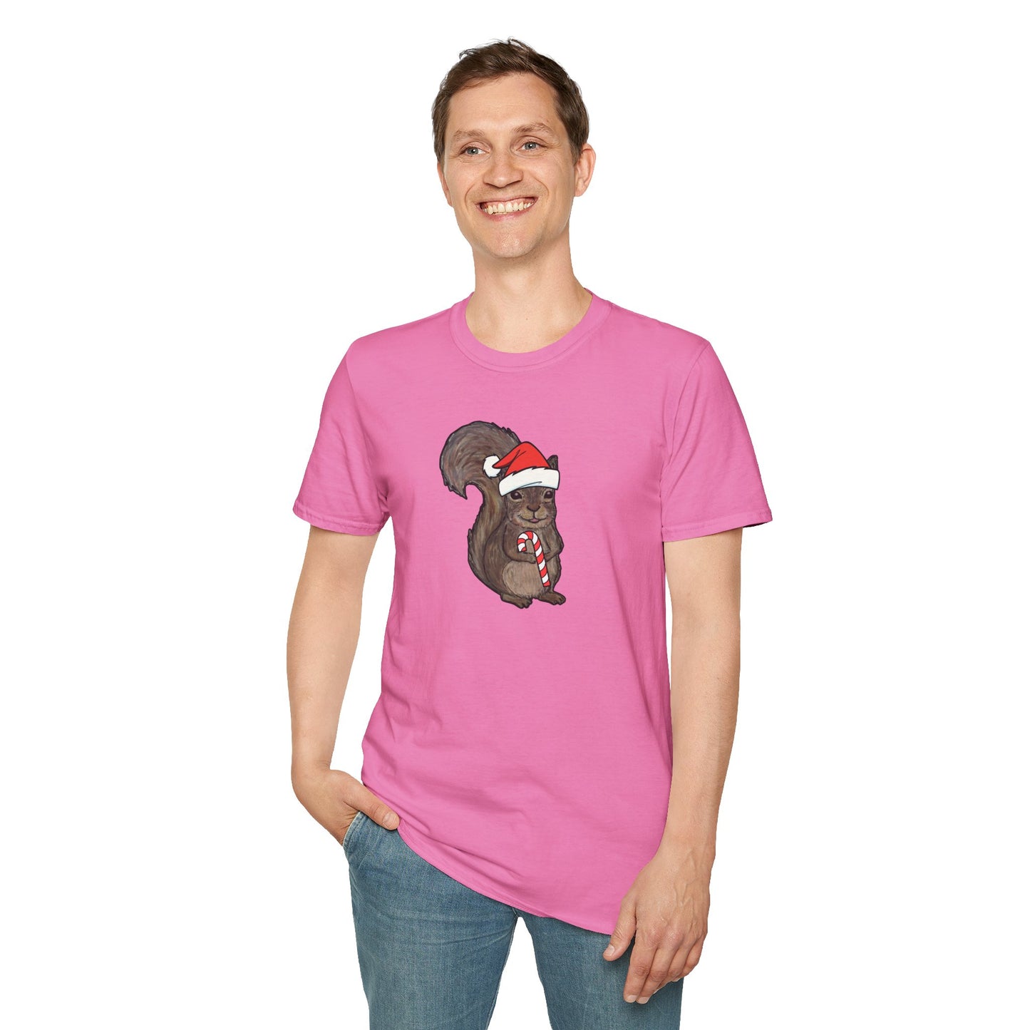 Drunk Squirrel - Unisex Softstyle T-Shirt