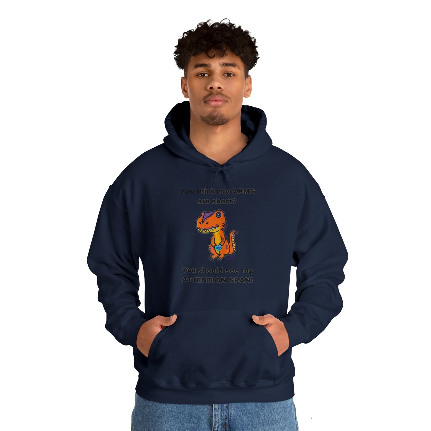 You think my arms are short... - Unisex Heavy Blend™ Hooded Sweatshirt