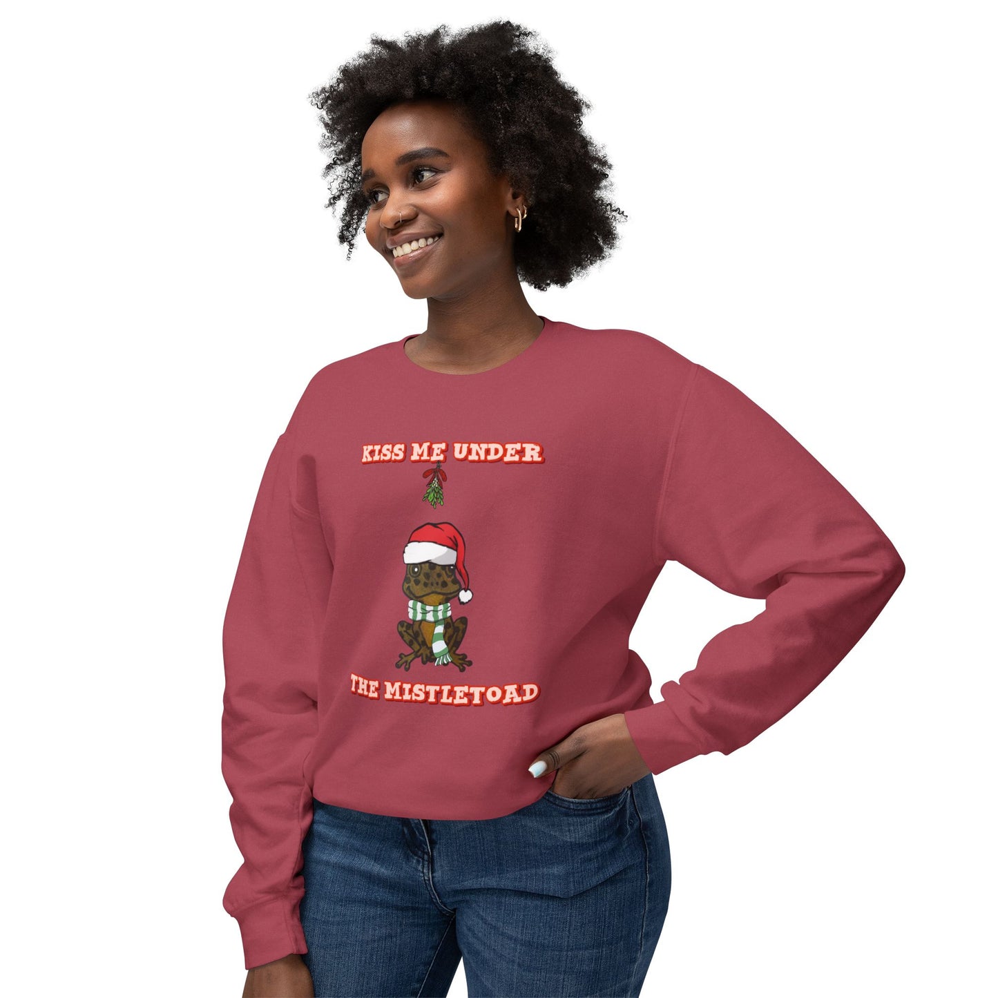 MistleToad - Unisex Lightweight Crewneck Sweatshirt