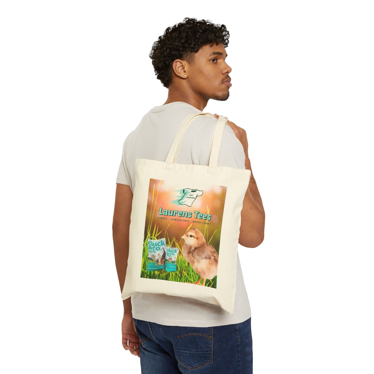 Both Sides Print Custom - Cotton Canvas Tote Bag