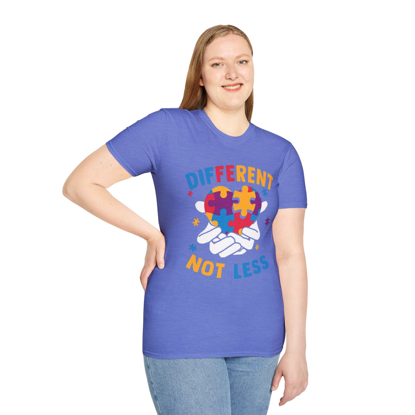 Different NOT Less - Unisex Softstyle T-Shirt