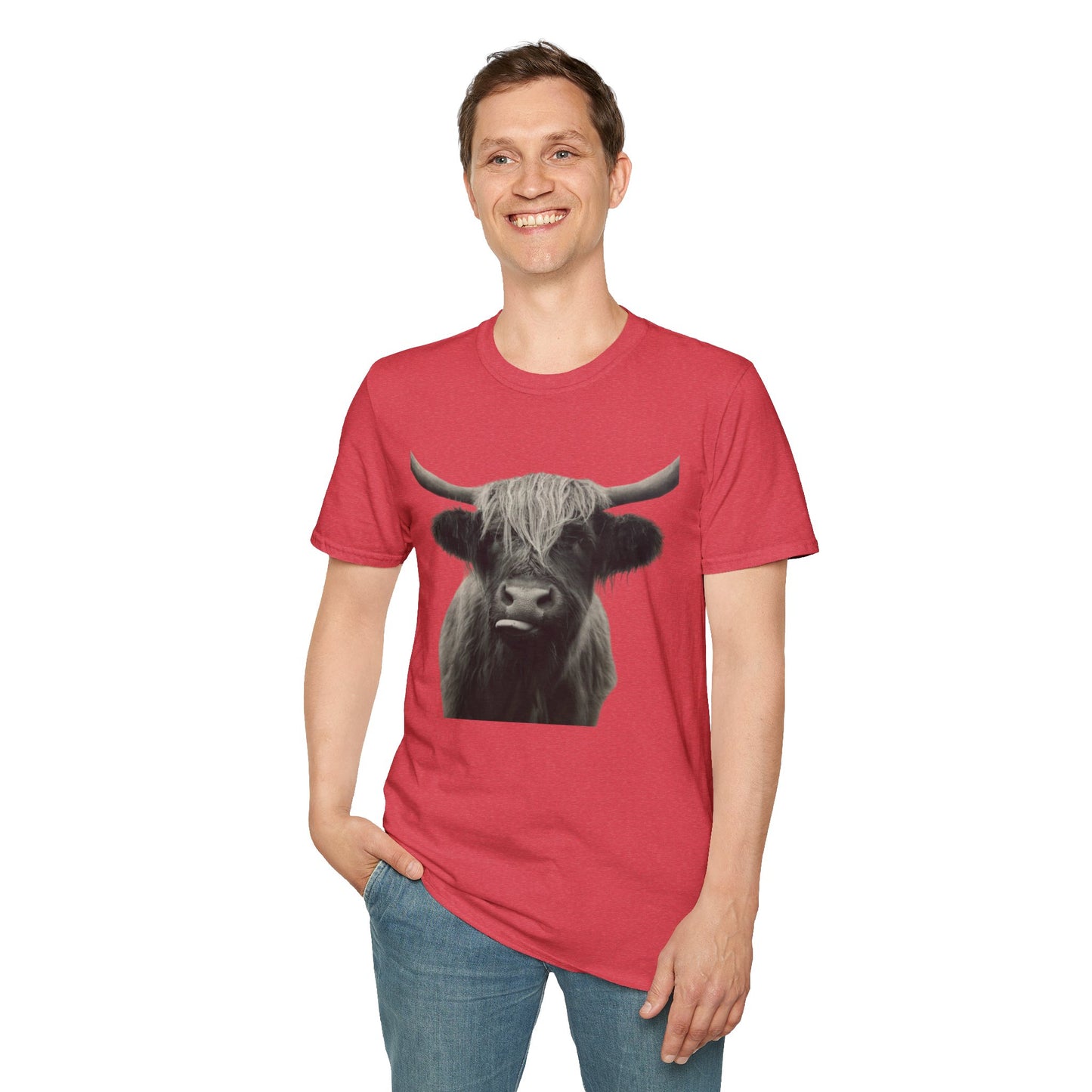 Just a Highland Cow - Unisex Softstyle T-Shirt