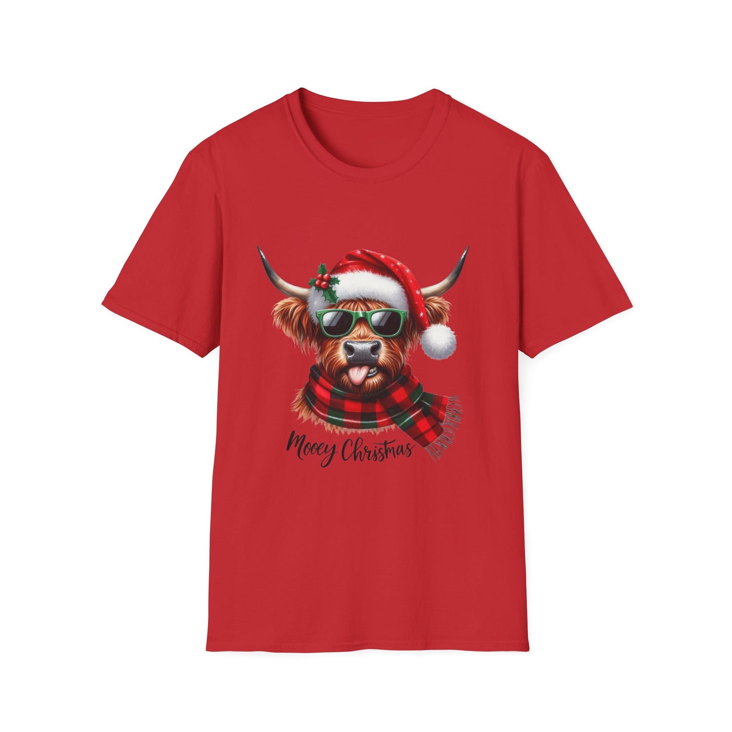 Mooey Christmas - Unisex Softstyle T-Shirt