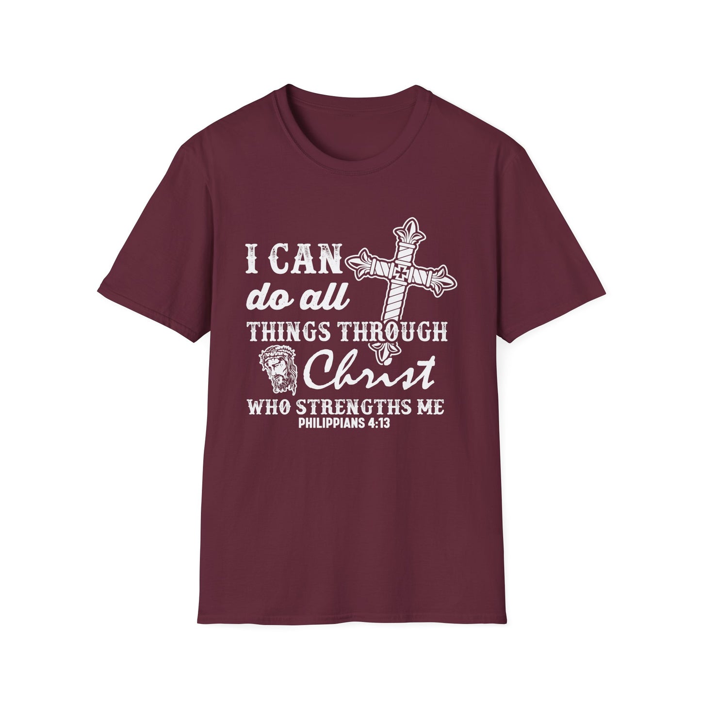 I can do all things through Christ  - Unisex Softstyle T-Shirt