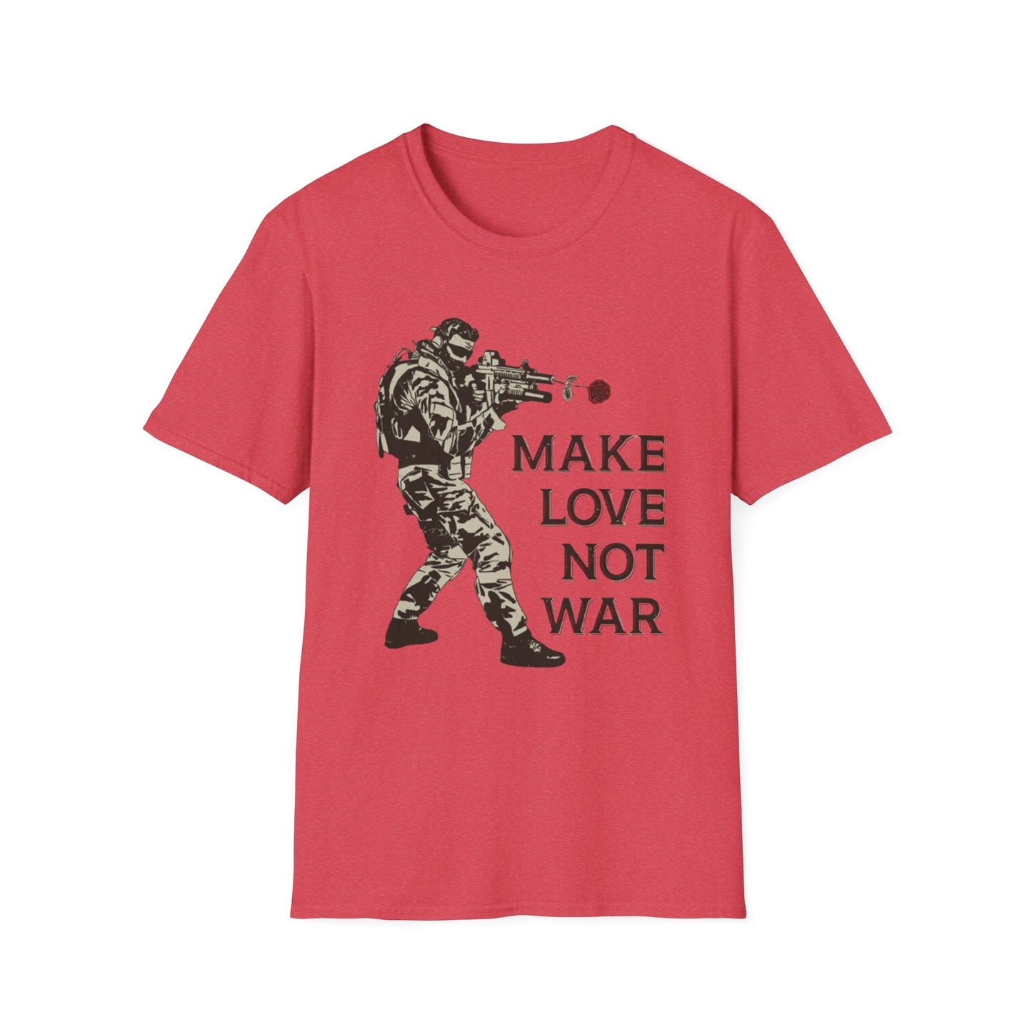 Make Love Not War - Unisex Softstyle T-Shirt