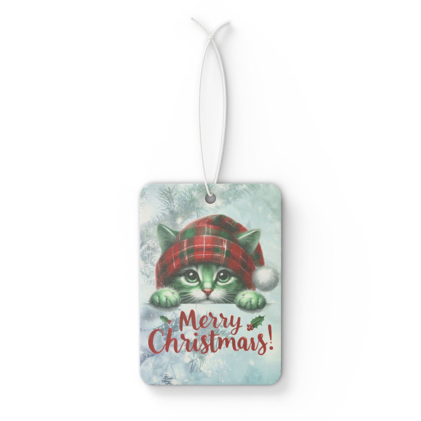 Merry Christmas Kitty - Car Air Freshener